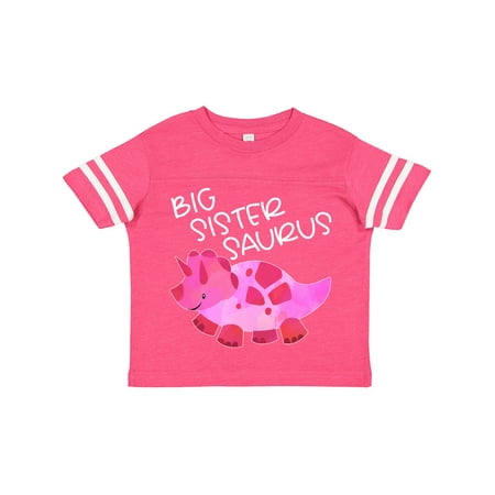 

Inktastic Big Sister Saurus Gift Toddler Toddler Girl T-Shirt