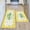 Lemon, variant on Sunflower Kitchen Rugs and Mats Set of 2, Farmhouse Sunflower Kitchen Decor and Accessories Decoration, Tricolor sunflower Kitchen Rug Non-skid Washable Kitchen Mats for Floor, 17"x 47"+17"x 30"