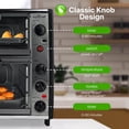 thumbnail image 6 of NutriChef  1780 Watts Multi-Functional Dual Tier Oven Cooker, Large 14 Quarts Capacity, 6 of 8