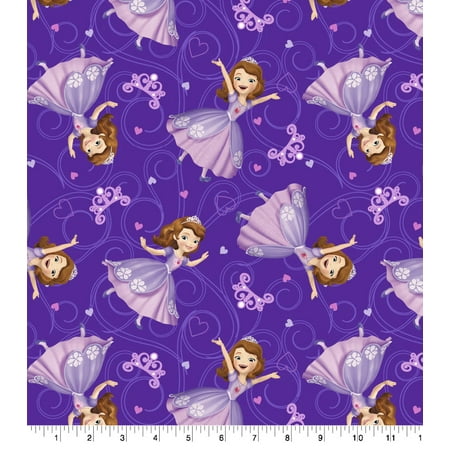 UPC: 0887816367783 | Disney Sofia the First Cotton Fabric