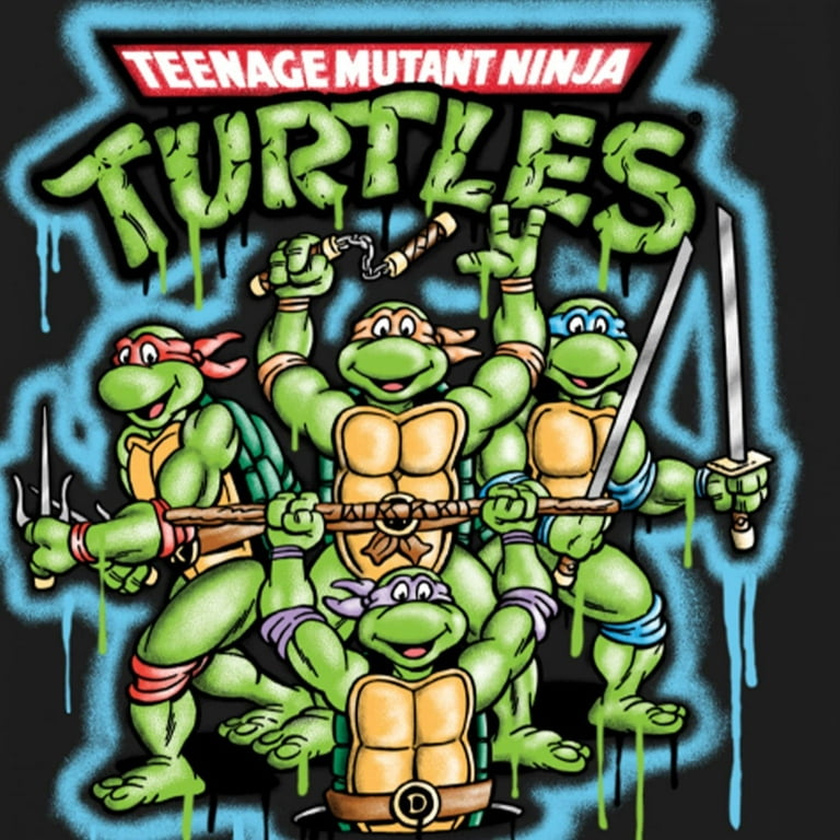 Mens Ninja Turtles Group Shirt - Straight from The Sewer - TMNT