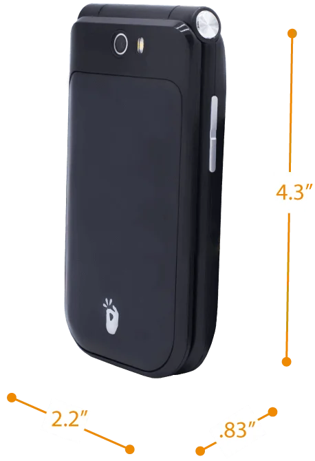 Free 1-Year Service Included - Snapfon EZ Flip Phone