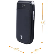 Free 1-Year Service Included - Snapfon EZ Flip Phone