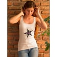 thumbnail image 2 of Crash Or Star Noise Art Racerback Tank Women -Image by Shutterstock, Female Medium, 2 of 4