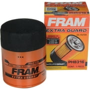 FRAM Extra Guard Oil Filter, PH8316, 10K Miles, Replacement Oil Filter Fits Select Vehicles