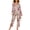 Ivory, variant on Eternatastic 3-Piece Bridal Pajama Set Floral Sleepwear with Robe Cami Pants Bridesmaid Loungewear Gift L Pink