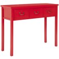 thumbnail image 2 of SAFAVIEH Cindy Contemporary Nautical Console w/ 3 Storage Drawers, Hot Red, 2 of 5