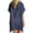 Blue, variant on yillto Women's Short Dress Beach Cover up Polka Dot Printed V Neck Oversized Swimsuit Coverups