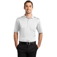 thumbnail image 1 of Polo CornerStone Select con bolsillo a prueba de enganches L Blanco Piedra angular CS412P, 1 of 1