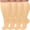 Beige, variant on 3 Pairs Medical Sport Plus Size Compression Socks - 20-30mmHg Graduated Knee-High Support for Men & Women, Ideal for Soccer, Running, and Nurses