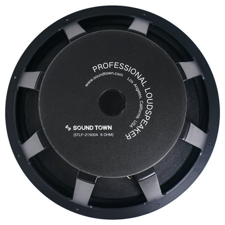 Sound Town 21” 1000W Cast Aluminum Frame Woofer Low Frequency Driver Replacement Woofer for PA/DJ Subwoofer Cabinets (STLF-21500A)