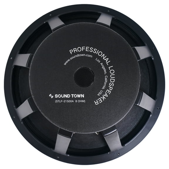 Sound Town 21” 1000W Cast Aluminum Frame Woofer, Low Frequency Driver, Replacement Woofer for PA/DJ Subwoofer Cabinets (STLF-21500A)