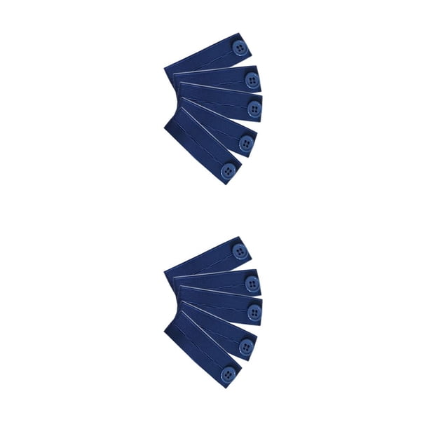 Naiovety Premamá Pantalones Extensor Extensión Cintura Jeans Accesorio azul profundo azul profundo 2piezas