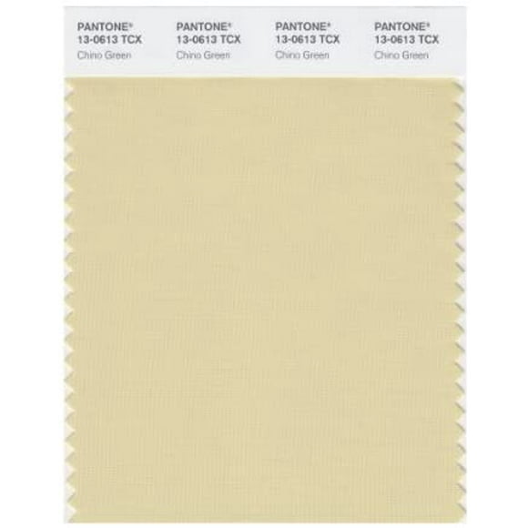 PANTONE SMART 13-0613X Color Swatch Card, Chino Green