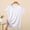 White, variant on FengLS Summer T-Shirt for Women Soft Comfortable Casual Wear Modal Tops Round Neck Short Sleeves Regular Tops Athleisure Daily Wear Tee