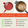 thumbnail image 2 of SDOTXAInduction Cookware Set 13 Pieces  Washable Brush Resistant Non-Stick Pans With Gumwood Handles  Kitchen Cookware Set With Frying Pan  Stewing Pot And Stockpot  Pan  Outdoor Set Home, 2 of 7