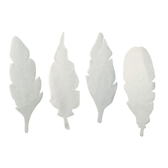 Roylco Color Diffusing Paper Feathers, Pack of 80