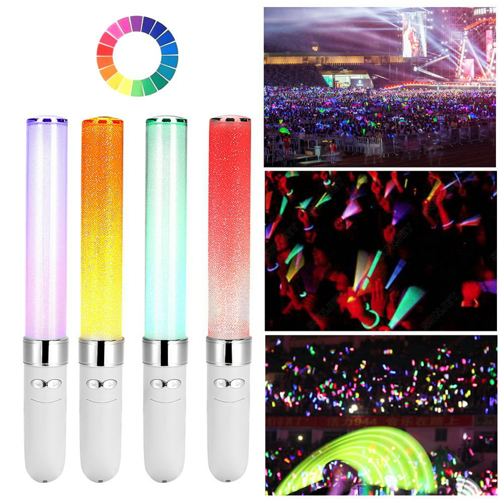 OTVIAP Durable LED Concert Light Stick Glow Wand Reusable