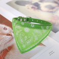 thumbnail image 4 of Printing PU for Puppy Kitten Cat Neck  Collar Grooming Accessories Neckerchief Dog Saliva Towel Pet Supplies Dog Bandana Dog  Collars GREEN, 4 of 8