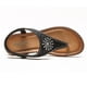 thumbnail image 5 of Zapatos de mujer Zapatillas de tacón bajo Sandalias cómodas casuales Playa Flores de diamantes Chanclas bohemias Wmkox8yii nm3185, 5 of 9