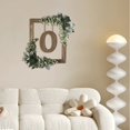 thumbnail image 1 of BKER Wooden Alphabet Wreath For Wall Home Living Room Bedroom Decorative Letter Sign With Hook And Rope For DIY Word Display, 1 of 6