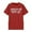 A-Red2234, variant on XIAOCHA Unisex Letter Print T Shirt Crew Neck Short Sleeve Daily Casual Tops