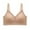 Pink, variant on Women's Bras Plus Size, Women's Solid Lace Patch Seamless Wireless Padded Push Up Underwear Bra Gray, M