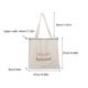 thumbnail image 4 of Minnieouse Bolso de hombro de lona de gran capacidad para mujer, diseño Simple para niñas, libros, teléfonos, herramientas de maquillaje, bolso de Bolsas de mensajero y de hombro Marrón Minnieouse AP012388-02, 4 of 6