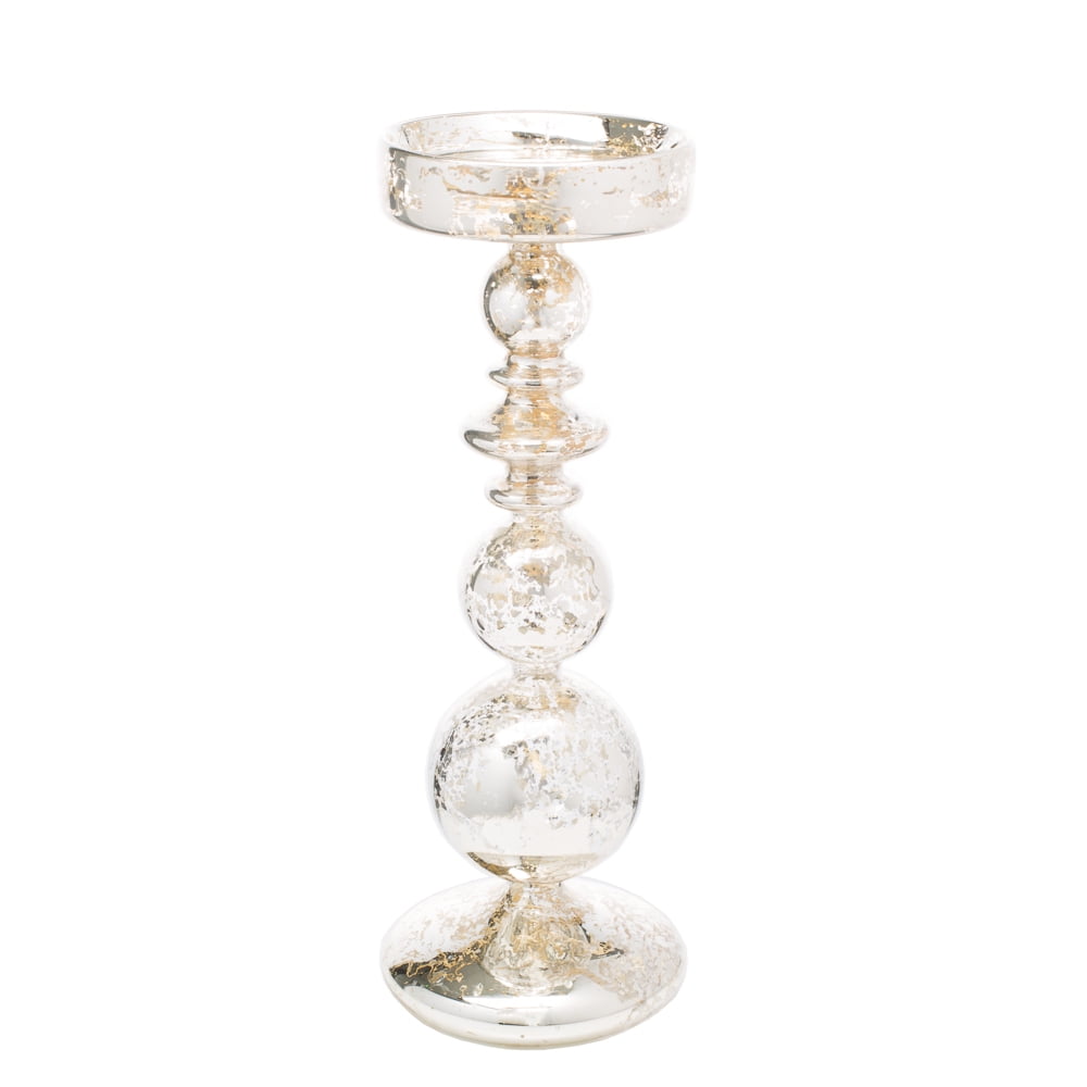 Richland Pillar Candle Holder Unique Mercury Bubble 11 ...