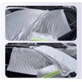 thumbnail image 3 of Windshield Cover, Ultra Thick Tarpaulin, Waterproof, HeavyDuty, Winter Weather Protection, Fits Most Cars, 3 of 5