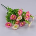 thumbnail image 4 of Artificial Daisies Flowers, Fake Silk Daisy Small Flower Decor, Faux Plastic Stems Bushes Greenery Bundles for Indoor Outdoor Verandah Wedding Spring Decorations, 4 of 4