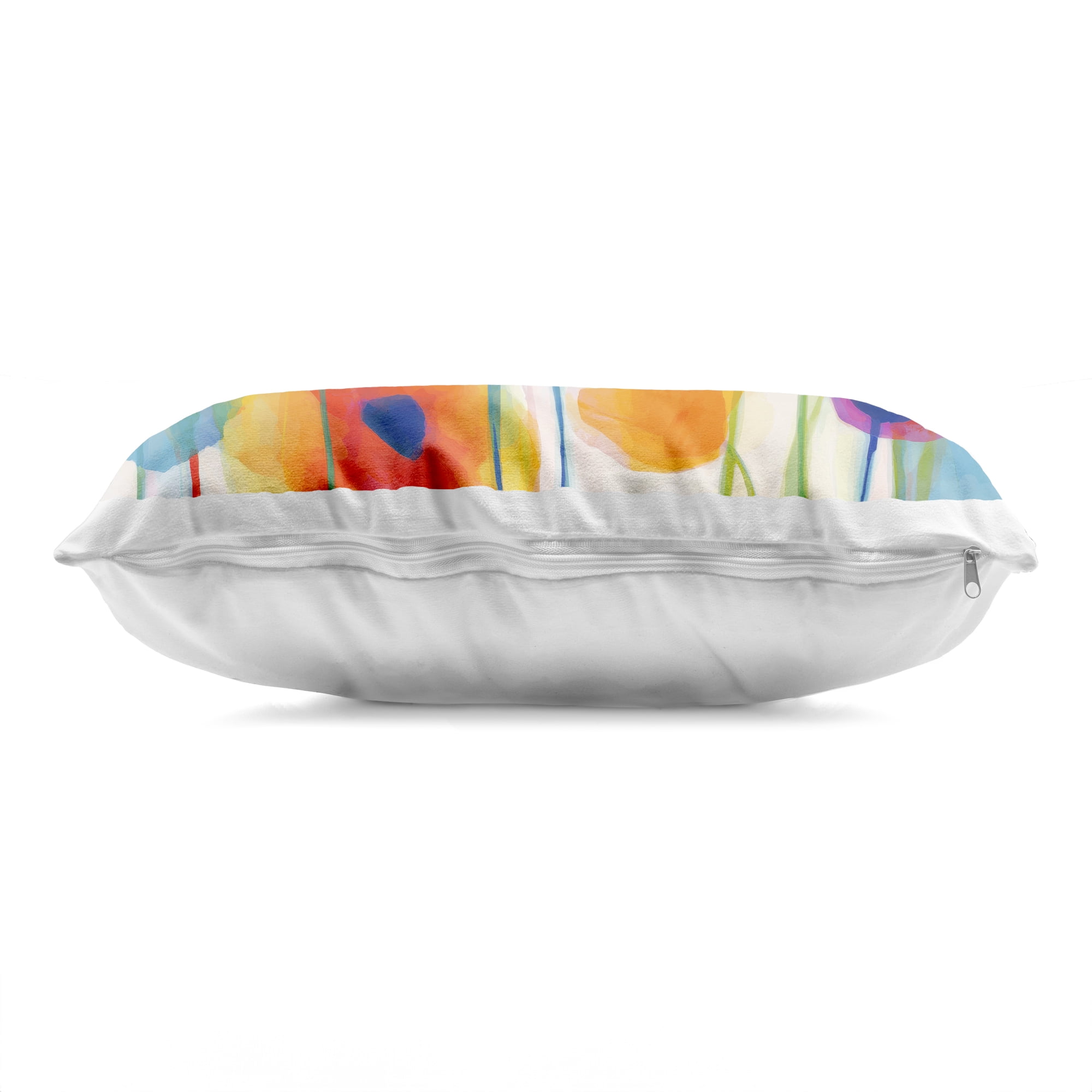 Stupell Industries Poppies At Golden Hour Decorative Printed Throw Pillow, design by Chromatic Storm Studio, 14 x 7 x 20