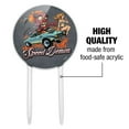 thumbnail image 6 of Acrylic Speed Demon Flaming Hot Rod Cake Topper Party Decoration for Wedding Anniversary Birthday Graduation, 6 of 7