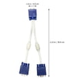 thumbnail image 4 of 2PCS VGA Splitter Male To Dual Female Out Video Adapter Cable For Monitor TV, 4 of 6