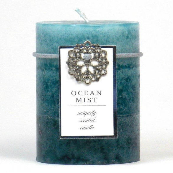 BESTChoiceForYou Ocean Mist Pillar Candle 3x4 Scented Size Bulk Lots Candle 4inch Walmart