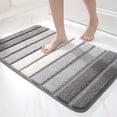 thumbnail image 2 of 1pc Extra Soft and Absorbent Bathroom Rug - Non-Slip and Comfortable - Perfect for Tub, Shower, and Bathroom - Essential Bathroom Accessory and Supply, 2 of 5