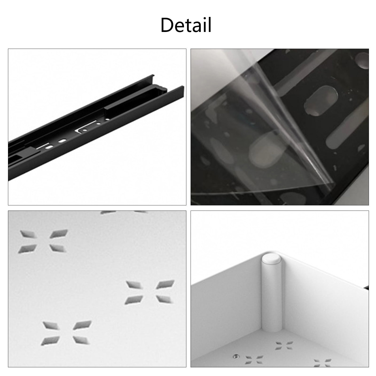 Stackable Slide Out Cabinet Baskets Sturdy Kitchen Dishes Storage Drawer Organizers Practical Pull Out Holder Rack