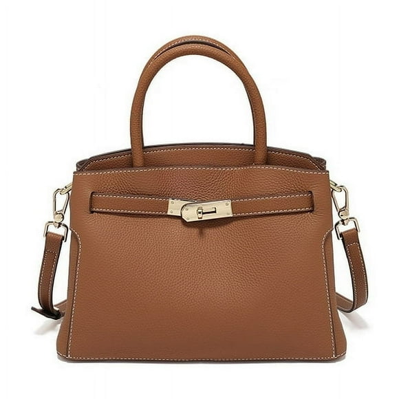 Sac en Cuir Véritable pour Femmes, Sac à Main Multifonctionnel en Cuir de Vachette, Sac à Bandoulière