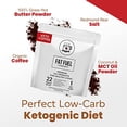 thumbnail image 5 of Fat Fuel Company - Keto Meal Replacement Coffee, Instant Organic Keto Coffee w/MCT Oils, Coconut Oil, Grass Fed Butter, & Redmond Real Salt, Organic Coffee Powder, Bulk 30 Servings, 5 of 5