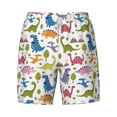 thumbnail image 4 of Lsque Mens Swim Trunks Cute Dinosaur Pattern - Bathing Suit Compression Liner - Beach Swim Shorts Swimwear - (S-3XL) - Stretch Quick Dry -Large, 4 of 9