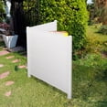 thumbnail image 4 of Ktaxon Privacy Screen,Vinyl Privacy Fence Panels 2-Panel Picket Fence Garden Fence for Garden Patio Lawn, 4 of 11