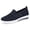 Dark Blue, variant on YOUYEDIAN Orthopedic Dress Shoes for Women Arch Support Non Slip Slip on Tennis Shoes Breathable Mesh Stretch Hiking Shoes Soft 2026 New Orthopedic Shoes (Blue)