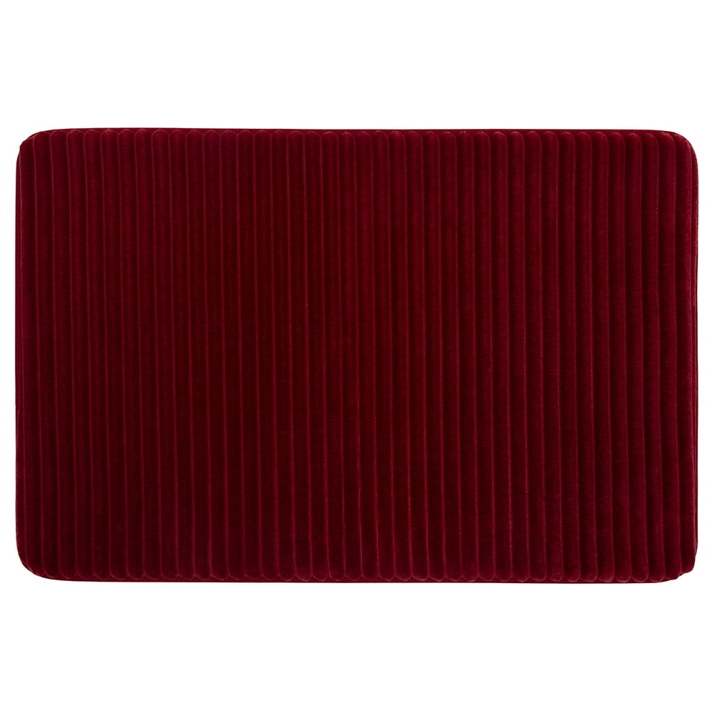 Mainstays Performance Quick Dry Memory Foam Bath Mat, Red Sedona, 17" x