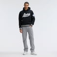 thumbnail image 3 of Fanatics Black Detroit Lions IconicFleece Tipped Hoodie, 3 of 7