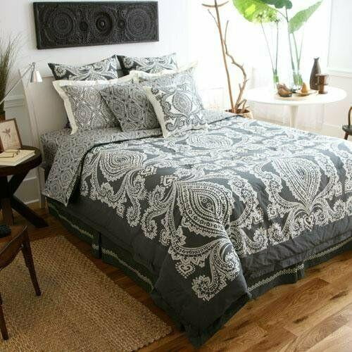 Amy Butler Constanta Comforter And Sham Set Black Gray Full Queen Com - Amy Butler Bedding Set Amy Butler Constanta Comforter And Sham Set Black Gray Full Queen Com - Amy Butler Bedding Set