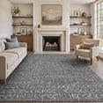 thumbnail image 2 of Area Rug x Rugs for Living Room Bedroom High Low Textu Jacquard Boho Neutral Carpet Non Slip Machine Washable Rug Dining Nursery Living Room Farmhouse Rug, 2 of 7