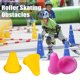 thumbnail image 2 of Para 50 Piezas de Conos de Abrenamiento de Seguimiento de Obstáculos de Patinaje de PatinaJe Nimble Sports Pequeños conos para interiores de Al Aire Libre, 5 Colores Variados, 2 of 6