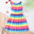 thumbnail image 6 of Toddler Girl Summer Sleeveless Dresses Spring Mermaid Sundress 3T (Mermaid-262), 6 of 6