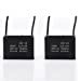 thumbnail image 2 of 2Pcs 5UF 450V AC CBB61 Ceiling Fan Capacitor 2 Wire 50/60Hz, 2 of 10