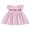 Pink, variant on BemeyourBBs Toddler Baby Girls 4th of July Dress Outfit Patriot Fourth of July Independence Day Clothes Flag Embroidery Fly Sleeve Zipper Striped Casual Summer Dress Outfits
